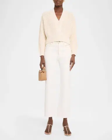 Majestic Filatures Cropped Organic Cotton Cardigan | Thumbnail 2 Majestic Filatures Cropped Organic Cotton Cardigan | Thumbnail 2