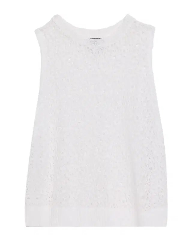 Eileen Fisher Slubby Organic Cotton Open-Knit Tank