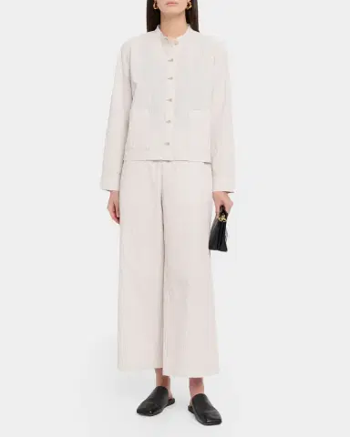 Eileen Fisher Wide-Leg Crinkled Ankle Pants | Thumbnail 2 Eileen Fisher Wide-Leg Crinkled Ankle Pants | Thumbnail 2