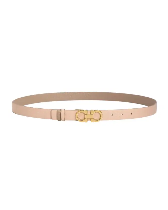 Ferragamo Reversible Leather Gancini Belt