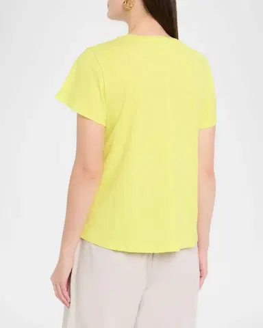 Eileen Fisher Crewneck Slubby Organic Cotton Top | Thumbnail 3 Eileen Fisher Crewneck Slubby Organic Cotton Top | Thumbnail 3