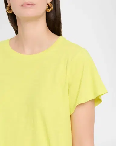Eileen Fisher Crewneck Slubby Organic Cotton Top | Thumbnail 5 Eileen Fisher Crewneck Slubby Organic Cotton Top | Thumbnail 5