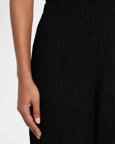 Eileen Fisher Crinkled Wide-Leg Ankle Pants | Thumbnail 4