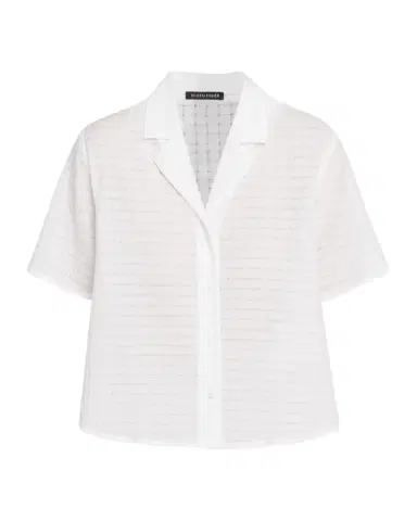 Eileen Fisher Boxy Textured Organic Cotton-Blend Shirt | Thumbnail 1 Eileen Fisher Boxy Textured Organic Cotton-Blend Shirt | Thumbnail 1