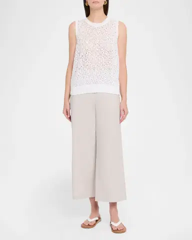 Eileen Fisher Seersucker Check Organic Cotton Pants | Thumbnail 2 Eileen Fisher Seersucker Check Organic Cotton Pants | Thumbnail 2