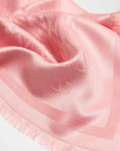 Valentino Garavani Toute La V Wool and Silk Shawl | Thumbnail 2 Valentino Garavani Toute La V Wool and Silk Shawl | Thumbnail 2