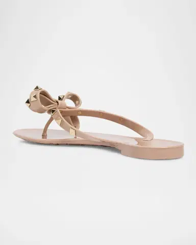 Valentino Garavani Summer Rockstud Jelly Thong Sandals | Thumbnail 3 Valentino Garavani Summer Rockstud Jelly Thong Sandals | Thumbnail 3