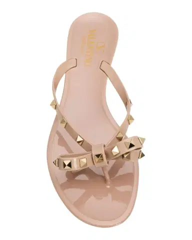 Valentino Garavani Summer Rockstud Jelly Thong Sandals | Thumbnail 1 Valentino Garavani Summer Rockstud Jelly Thong Sandals | Thumbnail 1