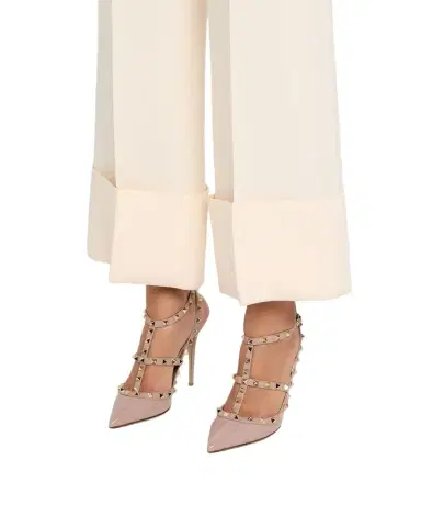 Valentino Garavani 100mm Rockstud Patent Leather Pumps | Thumbnail 1