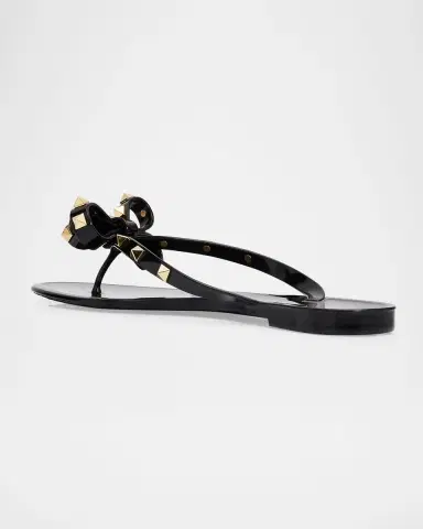Valentino Garavani Summer Rockstud Jelly Thong Sandals | Thumbnail 3 Valentino Garavani Summer Rockstud Jelly Thong Sandals | Thumbnail 3