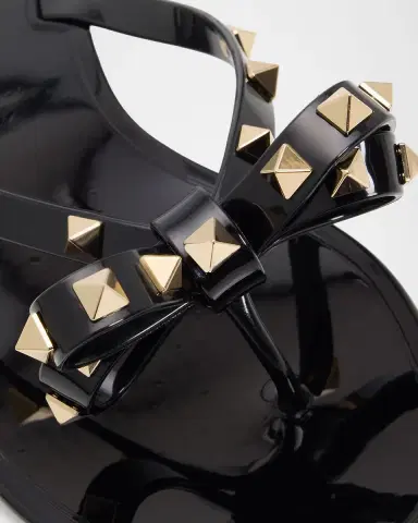 Valentino Garavani Summer Rockstud Jelly Thong Sandals | Thumbnail 4 Valentino Garavani Summer Rockstud Jelly Thong Sandals | Thumbnail 4