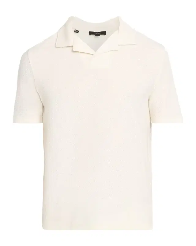 Vince Men 's Honeycomb Johnny Collar Polo Shirt