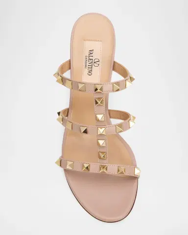 Valentino Garavani 60mm Rockstud Leather Sandals | Thumbnail 3