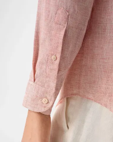 Eton Men's Solid Linen Button-Down Shirt | Thumbnail 5