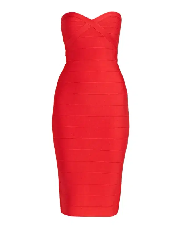 Retrofete Drussie Bandage Knit Midi Dress