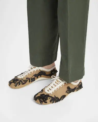 Dries Van Noten Embroidered Ballerina Sneakers | Thumbnail 2