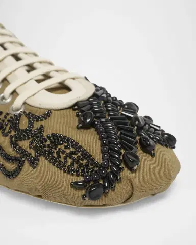 Dries Van Noten Embroidered Ballerina Sneakers | Thumbnail 4