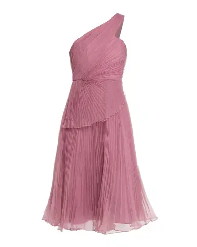 THEIA Cece Pleated One-Shoulder Organza Midi Dress | Thumbnail 1