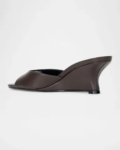 Staud Brigitte Leather Wedge Sandals | Thumbnail 3