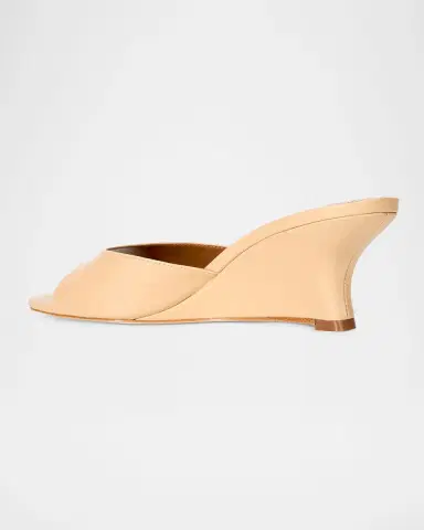 Staud Brigitte Leather Wedge Sandals | Thumbnail 3