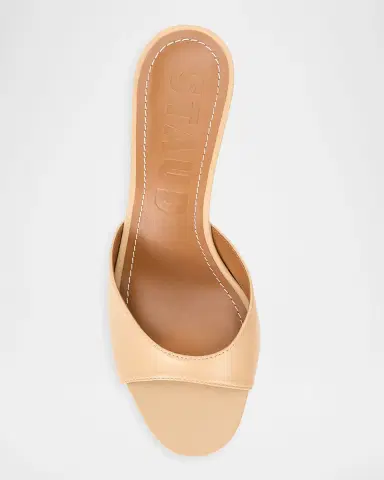 Staud Brigitte Leather Wedge Sandals | Thumbnail 5