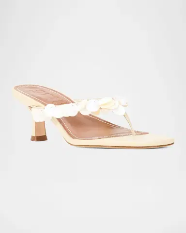 Staud 55mm Freja Leather Thong Sandals | Thumbnail 2