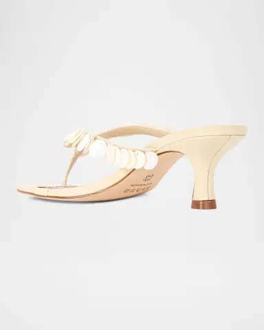 Staud 55mm Freja Leather Thong Sandals | Thumbnail 3