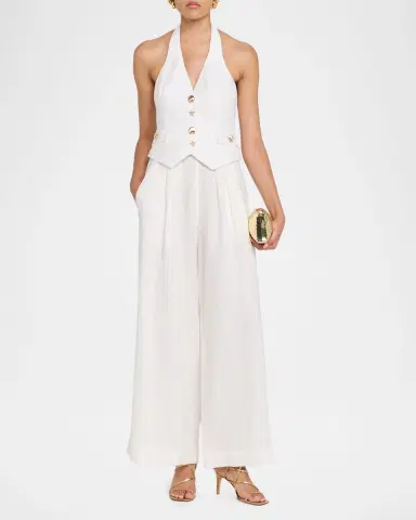 Cara Cara Linen Palazzo Pants | Thumbnail 2 Cara Cara Linen Palazzo Pants | Thumbnail 2