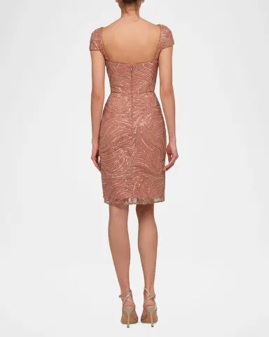 THEIA Ceceline Beaded Bateau-Neck Dress | Thumbnail 3 THEIA Ceceline Beaded Bateau-Neck Dress | Thumbnail 3