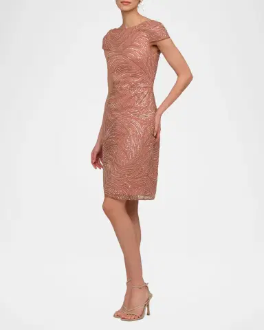 THEIA Ceceline Beaded Bateau-Neck Dress | Thumbnail 4 THEIA Ceceline Beaded Bateau-Neck Dress | Thumbnail 4