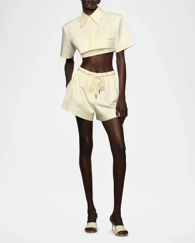 Et Ochs Ripley Pintuck Drawstring Shorts | Thumbnail 2 Et Ochs Ripley Pintuck Drawstring Shorts | Thumbnail 2
