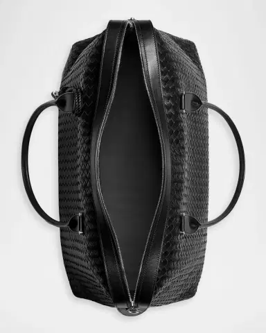 Bottega Veneta Men's Veneto Intrecciato Leather Weekender Bag | Thumbnail 2