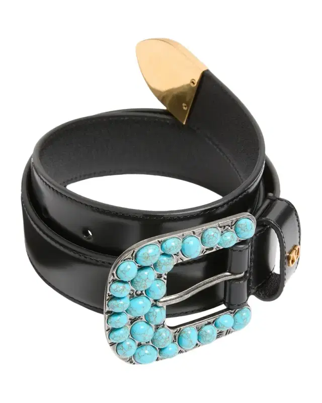 Valentino Garavani VLogo Signature Brushed Calfskin Belt