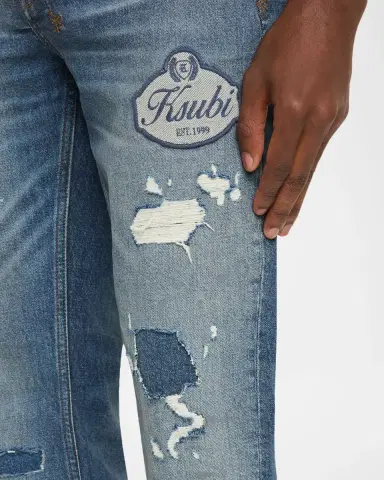 Ksubi Men 's D-Bronko Hendrix Distressed Jeans | Thumbnail 5 Ksubi Men 's D-Bronko Hendrix Distressed Jeans | Thumbnail 5