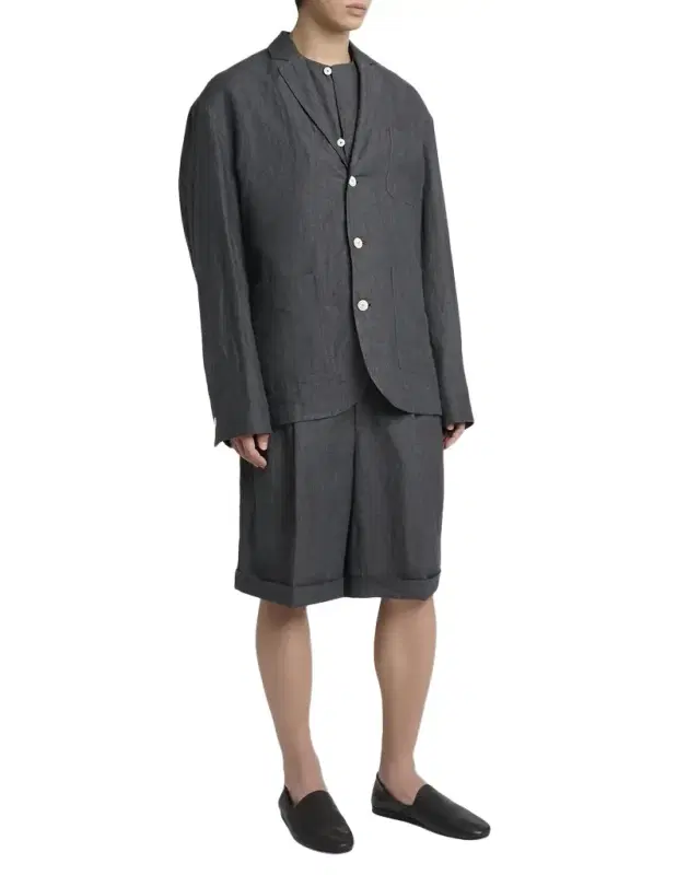 Jacquemus Men 's La Veste Linen Micro-Stripe Deconstructed Sport Jacket