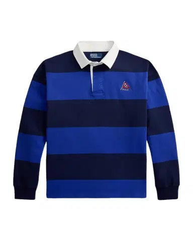 Polo Ralph Lauren Men's Stripe Jersey Rugby Shirt | Thumbnail 1 Polo Ralph Lauren Men's Stripe Jersey Rugby Shirt | Thumbnail 1