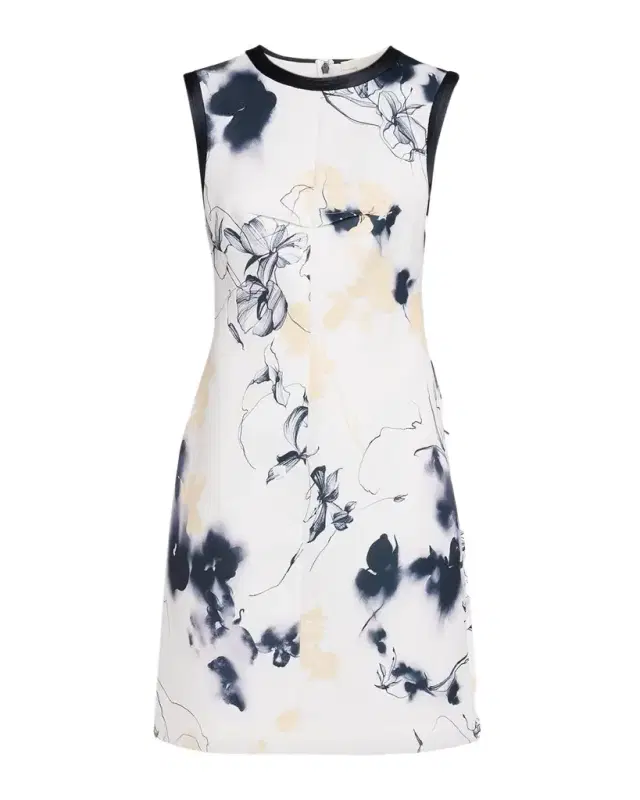 Jason Wu Collection Shadow Floral Mini Dress