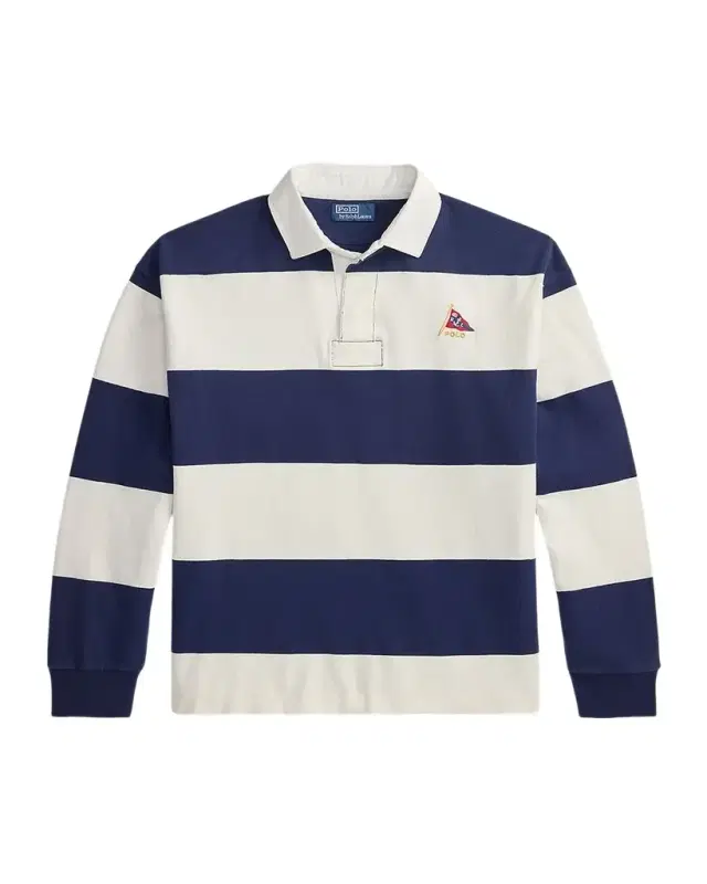 Polo Ralph Lauren Men 's Stripe Jersey Rugby Shirt