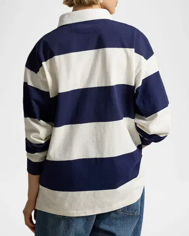Polo Ralph Lauren Men's Stripe Jersey Rugby Shirt | Thumbnail 7