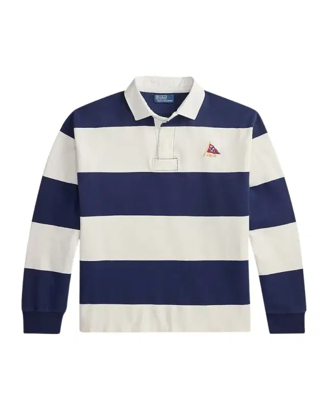 Polo Ralph Lauren Men 's Stripe Jersey Rugby Shirt