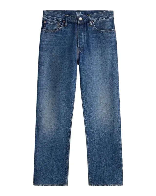 Men 's Rigid Denim Straight-Leg Jeans