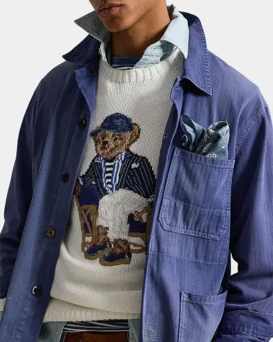 Polo Ralph Lauren Men's Cotton Knit Polo Bear Crewneck Sweater | Thumbnail 6