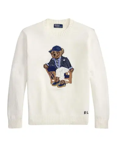 Polo Ralph Lauren Men's Cotton Knit Polo Bear Crewneck Sweater | Thumbnail 1