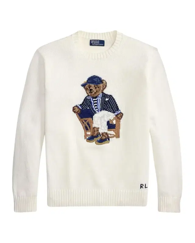 Polo Ralph Lauren Men 's Cotton Knit Polo Bear Crewneck Sweater