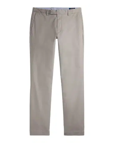 Polo Ralph Lauren Mens ' Stretch Twill Slim Straight Flat-Front Trousers | Thumbnail 1
