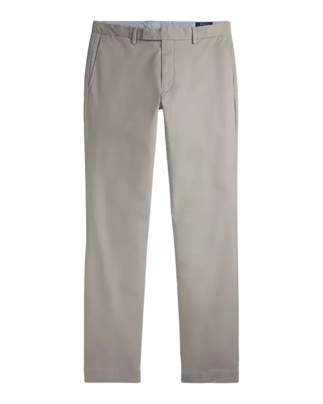 Polo Ralph Lauren Mens ' Stretch Twill Slim Straight Flat-Front Trousers