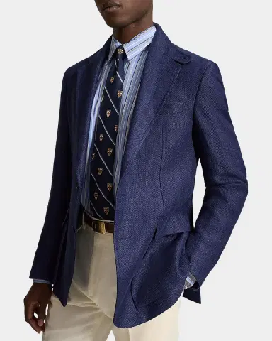 Polo Ralph Lauren Men's Herringbone Single-Breasted Sport Coat | Thumbnail 4 Polo Ralph Lauren Men's Herringbone Single-Breasted Sport Coat | Thumbnail 4