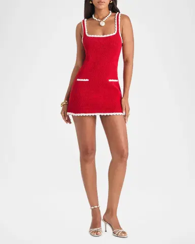 SEROYA Brianna Crochet Mini Dress | Thumbnail 2 SEROYA Brianna Crochet Mini Dress | Thumbnail 2