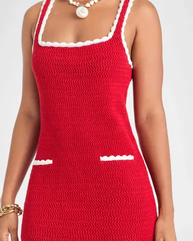 SEROYA Brianna Crochet Mini Dress | Thumbnail 5 SEROYA Brianna Crochet Mini Dress | Thumbnail 5