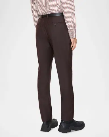 Burberry Men's Shipley Wool Blend Straight Leg Trousers | Thumbnail 2 Burberry Men's Shipley Wool Blend Straight Leg Trousers | Thumbnail 2